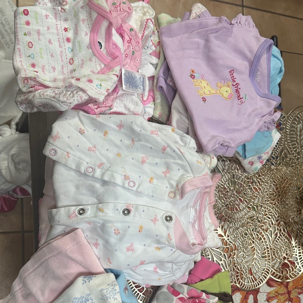 Baby Girl NB and 0-3 month Bundle
